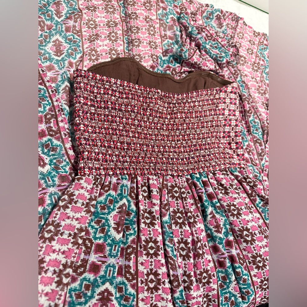 Cute Multi colored sun tube maxi dress size small - Picture 11 of 16